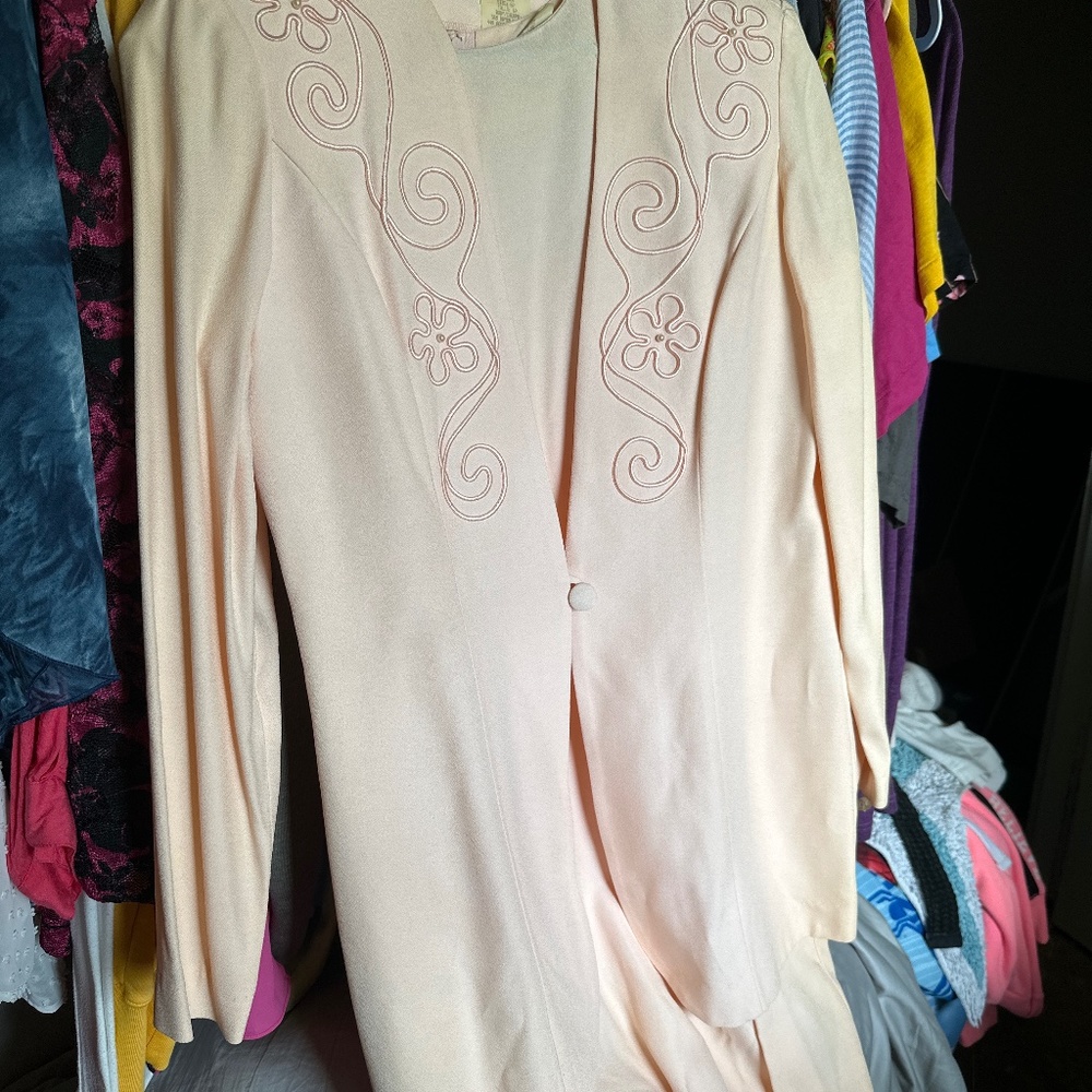 Studio 1 Pink sleeveless dress with jacket